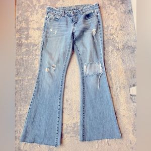 Low rise vintage flares!